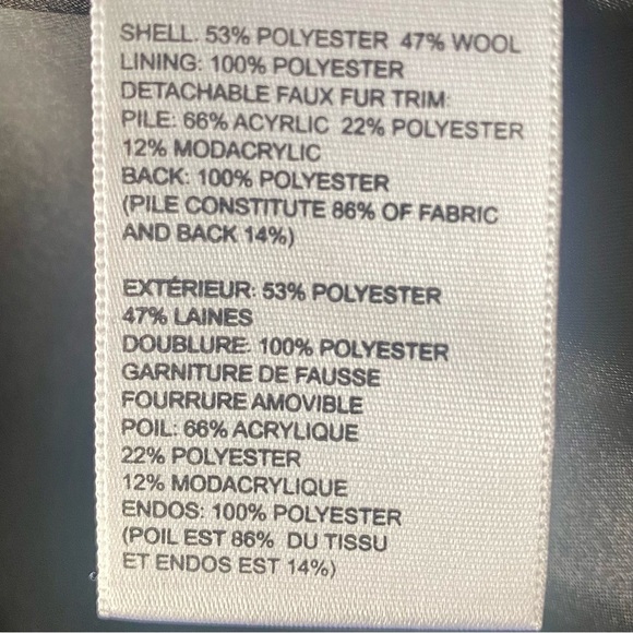 ❤️Laundry by Shelli Segal ❤️ 2. Grey Bouclè Coat w/ Brass buttons, flared style - Picture 14 of 16